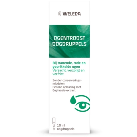 2x WELEDA Ogentroost Oogdruppels Flacon 10 ml