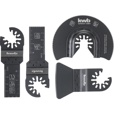 kwb 708890 Multitool toebehorenset 4-delig 4 stuk(s)