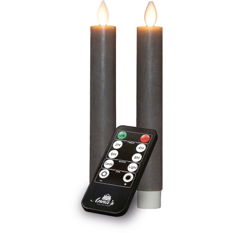 Dinerkaars-USB wax 18 cm taupe - Annas collection