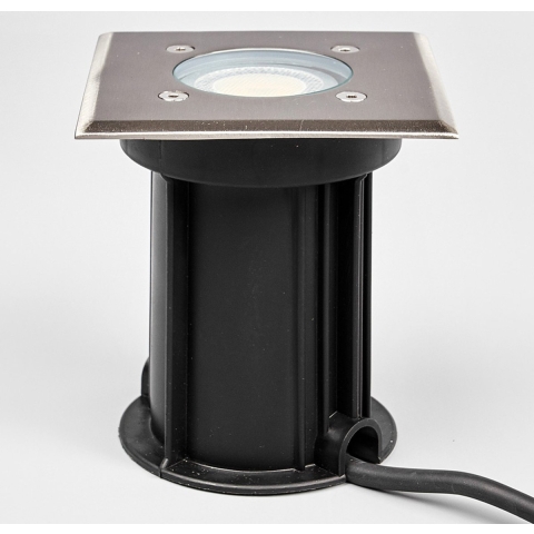 Lindby - Insa Square Begraven Spot IP67 Stainless Steel