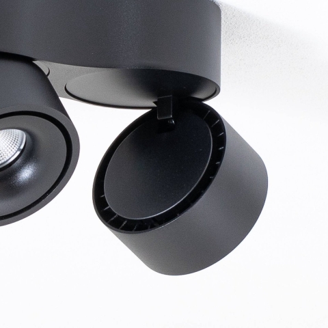 Arcchio - Rotari 3 LED Opbouwspot 3x8,9W Zwart
