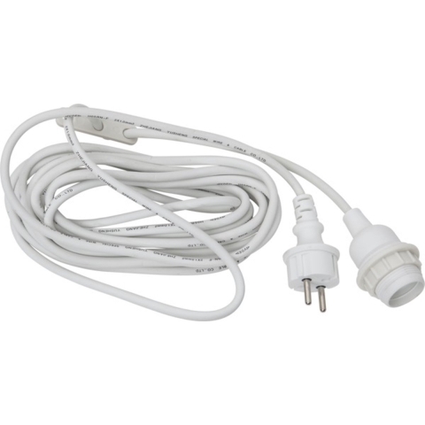 STAR TRADING - Ophangset 24 Outdoor IP44 White Globen Lighting