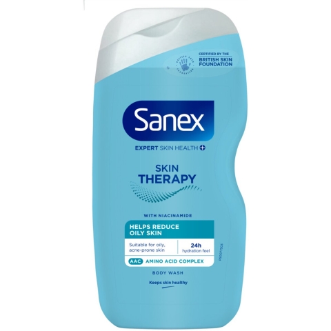 6x Sanex Douchegel Skin Therapy Reduce Imperfections 450 ml