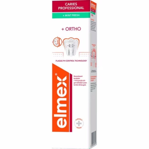 6x Elmex Tandpasta Anti-Cariës Professional Ortho 75 ml