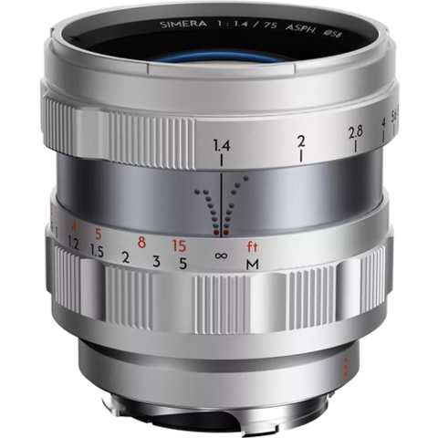 Thypoch Simera 75mm f/1.4 Lens - Leica M-Mount - Zilver