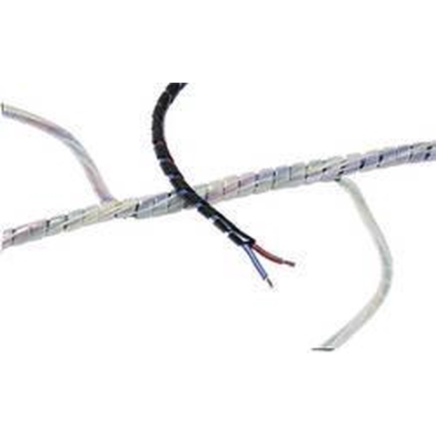HellermannTyton 161-41205 SBPE9D-PE-GY-5M Spiraalslang 10 tot 100 mm Grijs 5 m
