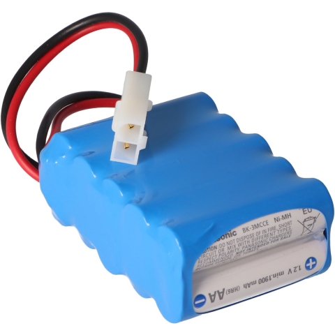 12 volt accupack bestaande uit 10x Panasonic Eneloop AA Mignon batterijen, accupack inclusief Tamiya
