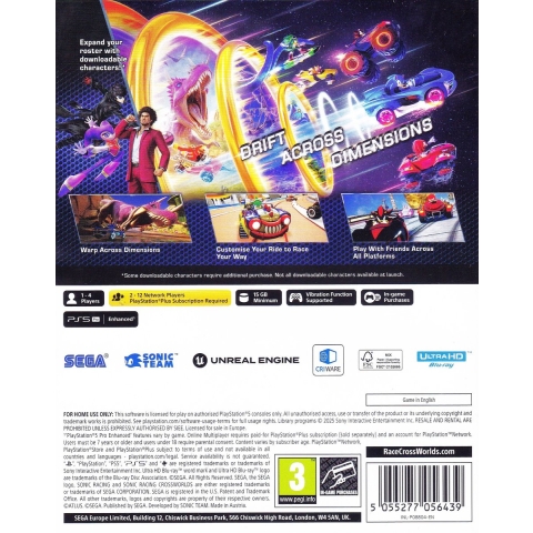 Sonic Racing: CrossWorlds