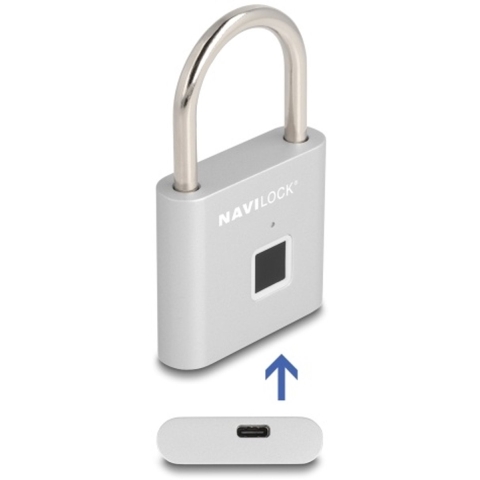 Padlock with fingerprint Hangslot