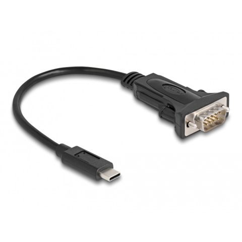 Delock USB 2.0 Adapter [1x USB-C stekker - 1x Serieel 9-polig] 64125
