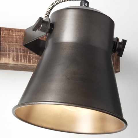 Brilliant Decca 85810/46 Wandlamp E27 Zwart