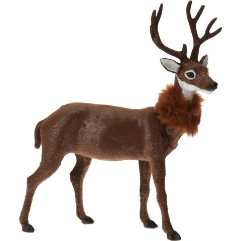 Rendier Staand Bontkraag 37 cm - Nampook