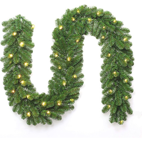 Alaskan pine guirlande led 30x270 cm kerstversiering kerstboom - Holiday tree