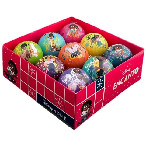 Box kerstbal plastic encanto l75mm 9st - Kurt s adler