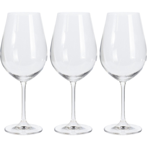 Wijnglazen - 12x - kristal glas - groot - 520 ml -