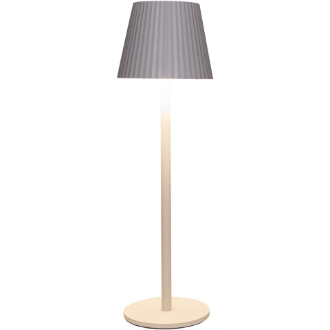 Portable tafellamp Glambiance - wit - 36 cm - aanraaksensor - draadloos/oplaadbaar USB - buiten -