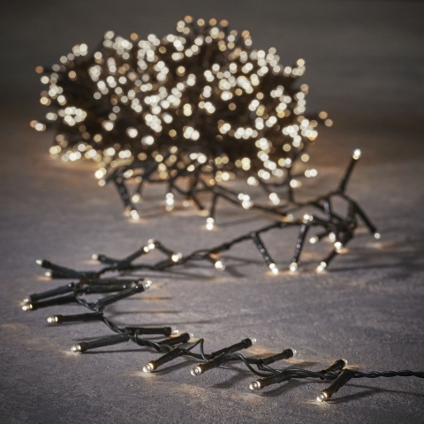 Clusterverlichting- 700 led lampjes - helder wit - 14 meter - kerstverlichting -lichtsnoer -
