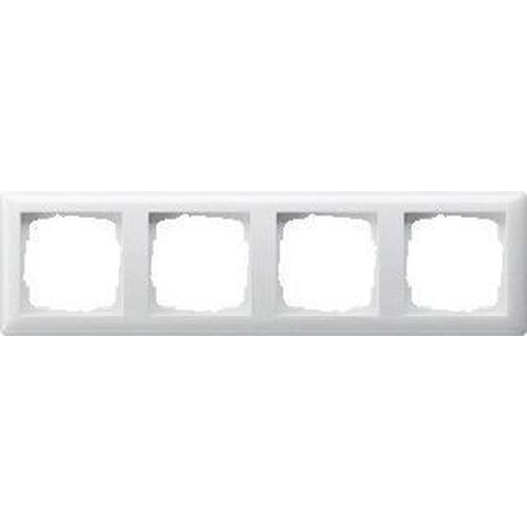 GIRA 021403 Frame 4-voudig System 55, Standaard 55 Zuiver wit (glanzend) 1 stuk(s)
