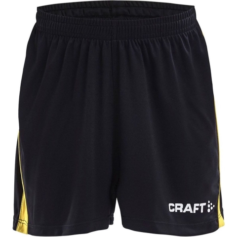 Craft 1905587 Progress Contrast Short JR - Black/Yellow - 134/140