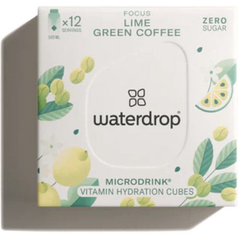 3x Waterdrop Microdrink Hydratatieblokjes Focus 12 stuks