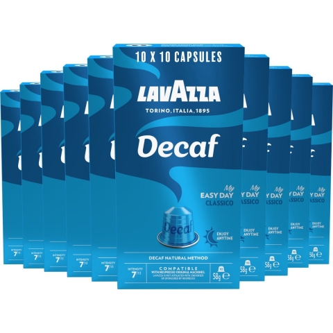 10x Lavazza Koffiecups Espresso Decafe 10 stuks