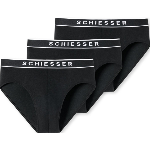 Schiesser - Maat XL 95/5 Organic 3PACK Rio-Slip Heren Onderbroek