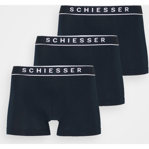 Schiesser Maat XL 95/5 Organic Heren Shorts - Donker Blauw - 3 pack