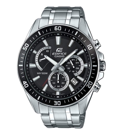 Casio Edifice EFR-552D-1AVUEF Herenhorloge 45 mm - Zilverkleurig