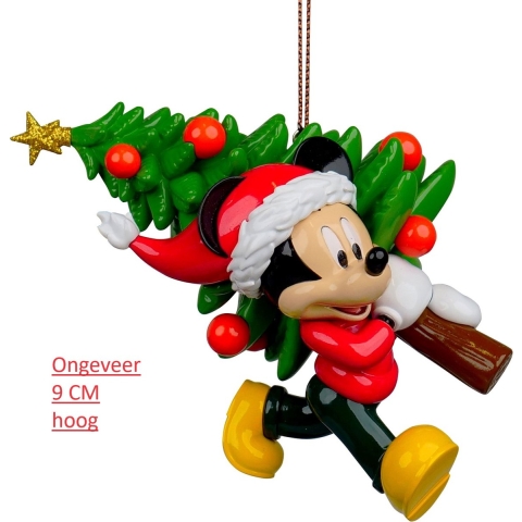 Ornament plastic mickey tree l9cm - Kurt s adler