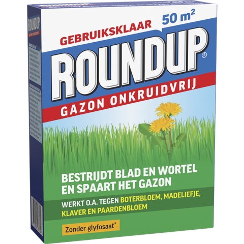4x Roundup Gazon Onkruidvrij 1 kg