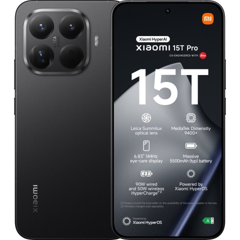 Xiaomi 15T Pro - 12GB/512GB - 50 MP Leica camera - Zwart