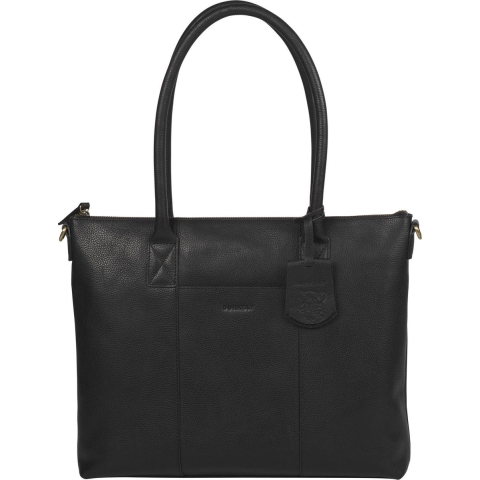 Burkely By Bol.Com Sam - Laptoptas 14 inch - Stevige handvaten - Zwart