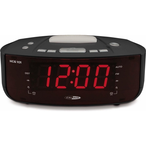 Caliber HCG101 - Wekkerradio - Wake Up Light FM Radio USB Oplader - Zwart