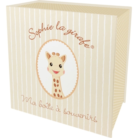 Trousselier Sophie de giraf souvenirdoos - Glow in the dark - muziekje - Beige