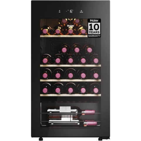 HAIER Wijnkoelkast HWS34GGH1 Anti Vibration Anti-UV Glass