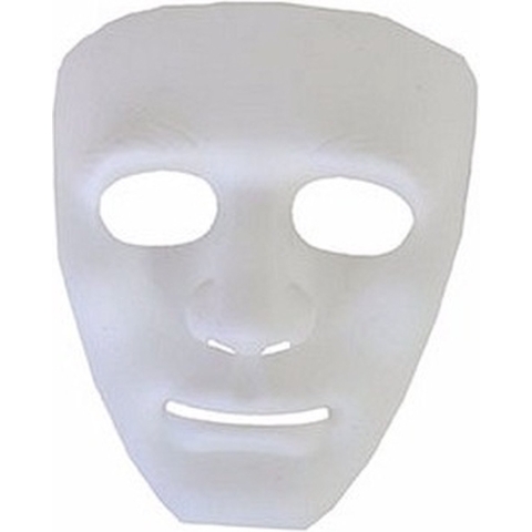 6 plastic spoken gezichtsmaskers -