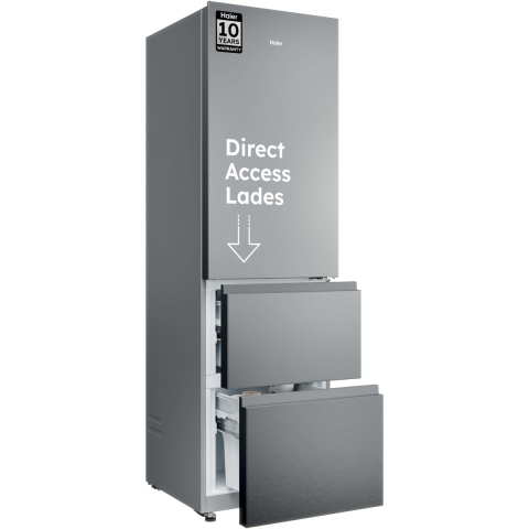 Haier HTR3518ENMX - Koelkast - 3D 55 Serie - Roestvrijstaal