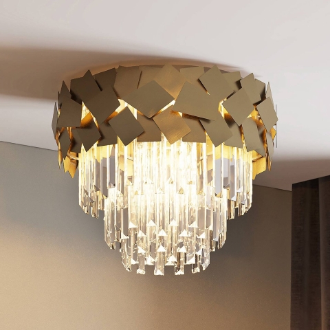 Lucande - Miraia Plafondlamp Gold