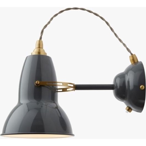 Anglepoise - Original 1227 Brass Wandlamp Elephant Grey