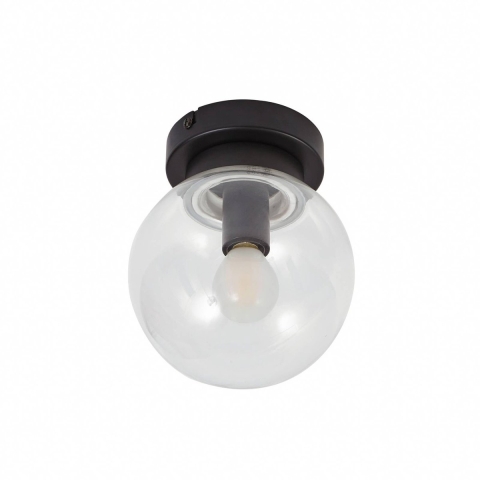 Lucande - Badolo Plafondlamp IP44 Zwart
