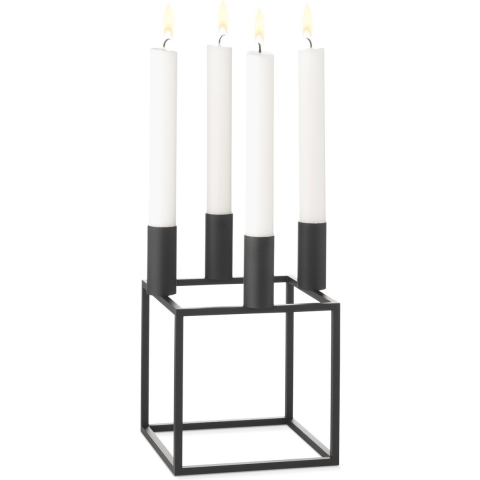Audo Copenhagen - Kubus 4 Kaarshouder Black