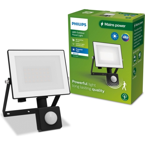 Philips LED Lois 929004642201 LED-buitenschijnwerper met bewegingsmelder 20 W Warmwit