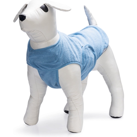 Beeztees Aras - Hondenbadjas - Blauw - 32 cm