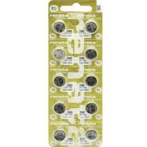 Renata Knoopcel 390 1.55 V 10 stuk(s) 80 mAh Zilveroxide 390.MP-E