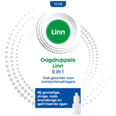 3x Linn Oogdruppels 5-in-1 Euphrasia&Hyaluron 10 ml
