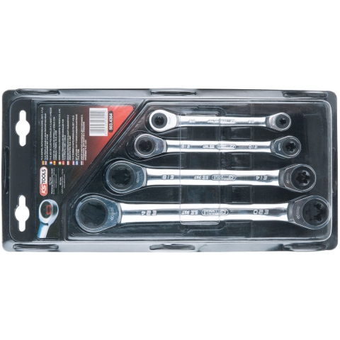 KS Tools 5034364 503.4364 Dubbele ringsleutelratelset Sleutelbreedte (metrisch) 6 - 20 mm