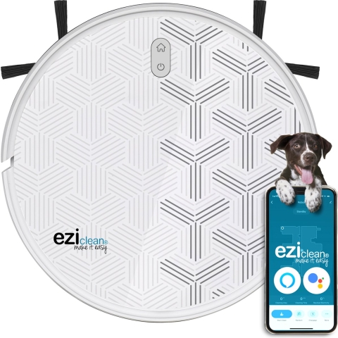 EZIclean Xpert Animal S200 - Robotstofzuiger - Spraakbesturing - 120 min Autonomie - Wit