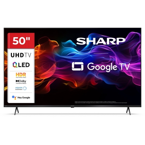 Sharp Aquos 50HP5265 - 50 inch 4K UHD QLED - Google TV Dolby Vision HDR10 (2021)