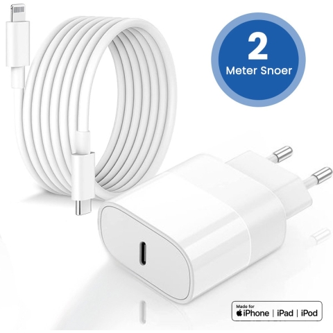 Golden Sound 35W Snellader - Oplader voor iPhone en iPad - MFI Gecertificeerd - 2 Meter