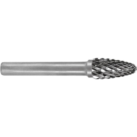 RUKO 116032 Freesstift Hardmetaal Ronde boog 10 mm Lengte 60 mm Schachtdiameter 6 mm